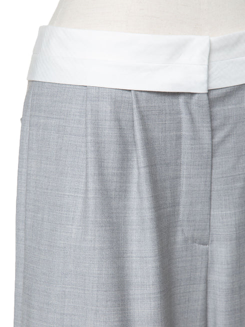 silk wool marvelt pants(予約商品)